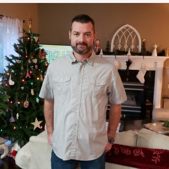 Mens button up casual shirt - Picture 1 of 4